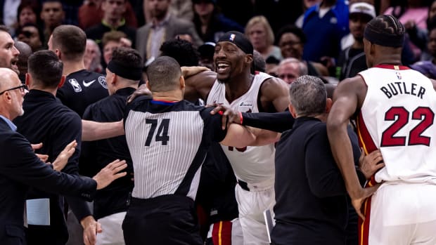 Pelea entre Heat y Pelicans